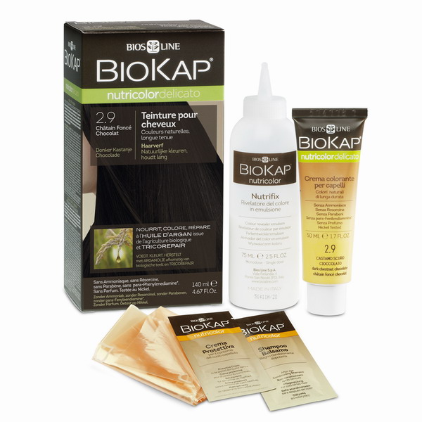 BIOKAP NUTRICOLOR DELICATO CHATAIN FONCE CHOCO 2.9