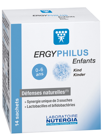 ERGYPHILUS ENFANTS 14 SACHETS NUTERGIA