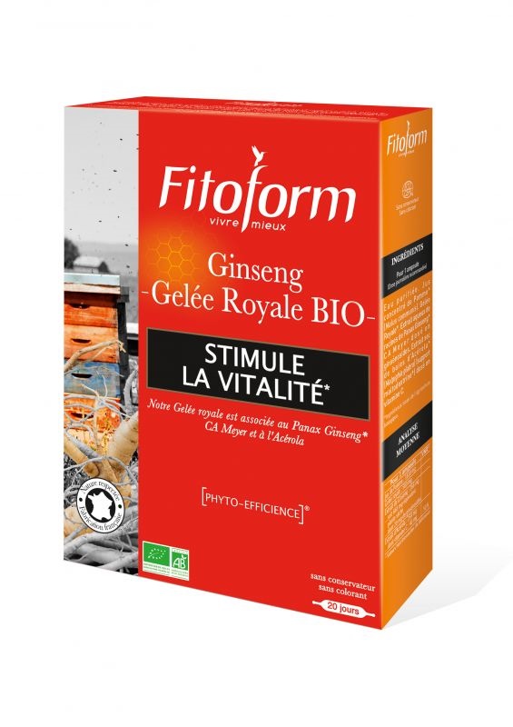 GELEE ROYALE GINSENG 20 AMP FITOFORM