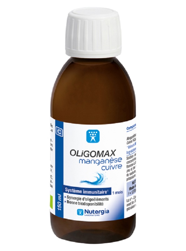 OLIGOMAX MANGANESE-CUIVRE 150ML NUTERGIA