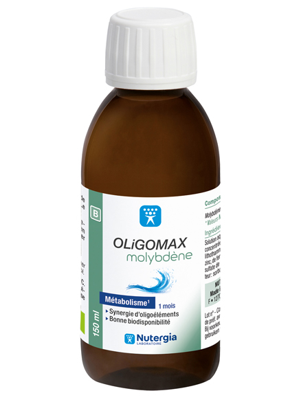 OLIGOMAX MOLYBDENE 150ML NUTERGIA