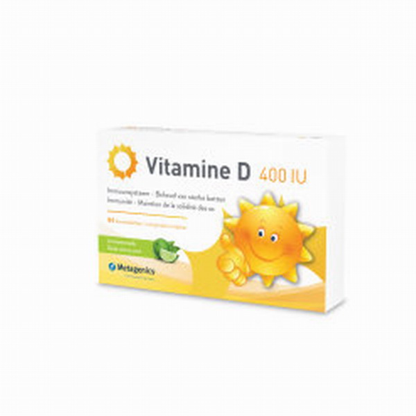 VITAMINE D3 400 168 CAPS METAGENICS