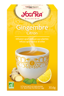 YOGI TEA GINGEMBRE CITRON